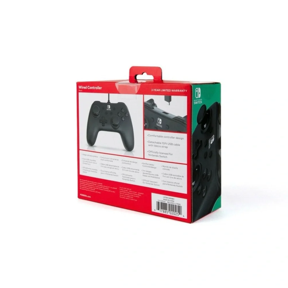 PowerA Wired Controller for Nintendo Switch - Black